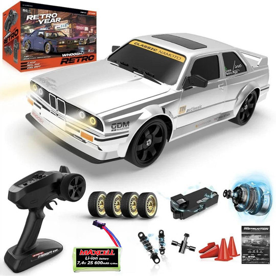 RC Retro Stage Drift Chrome...