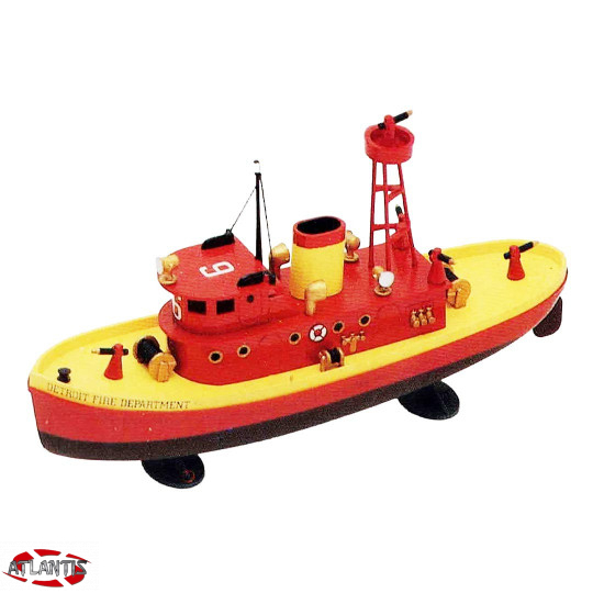 Model fireboat 1:160 fire...