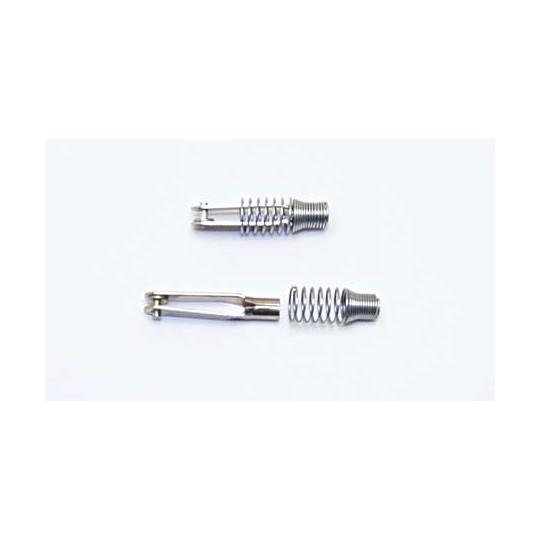 Embedded accessory on 4-40 welding screeds with spring | Scientific-MHD