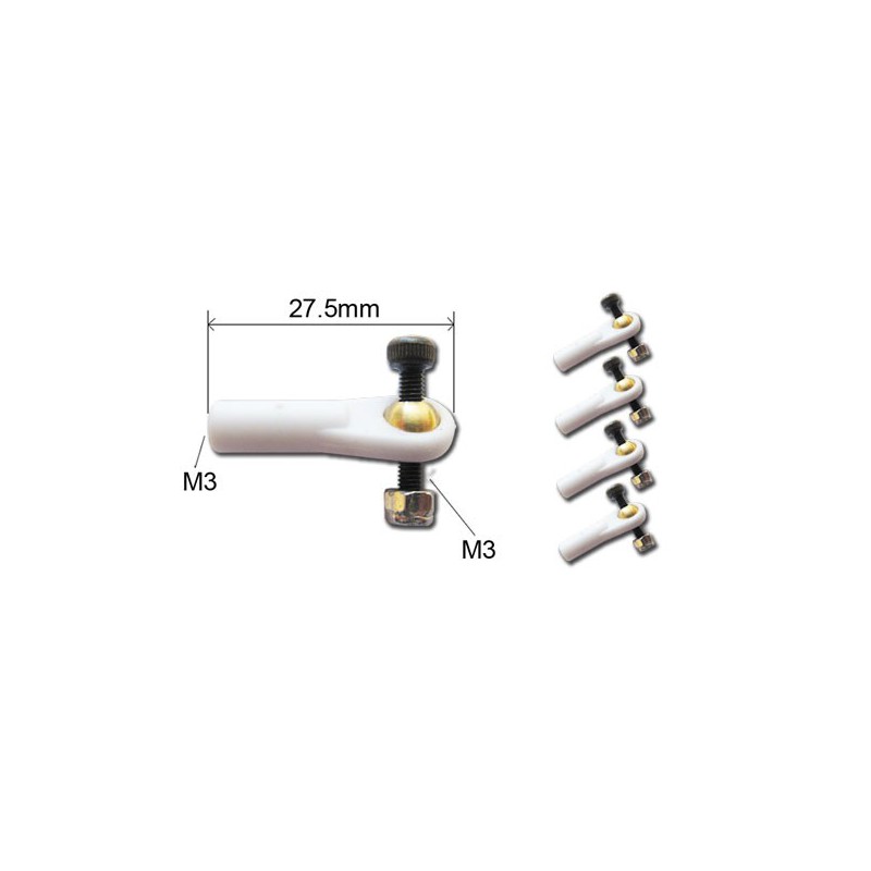 Embedded accessory Balls A Ball M3 + M3 screw (5 pcs) | Scientific-MHD