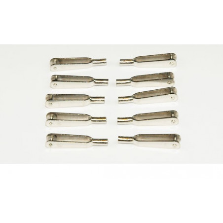 Embedded accessory nickel -plated steel screws M2 (100 pcs) | Scientific-MHD