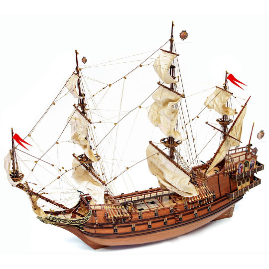Model of Spanish galleon...