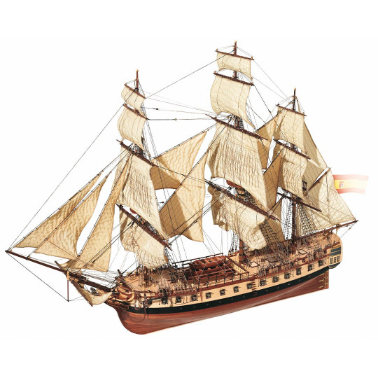 Model of Spanish frigate...