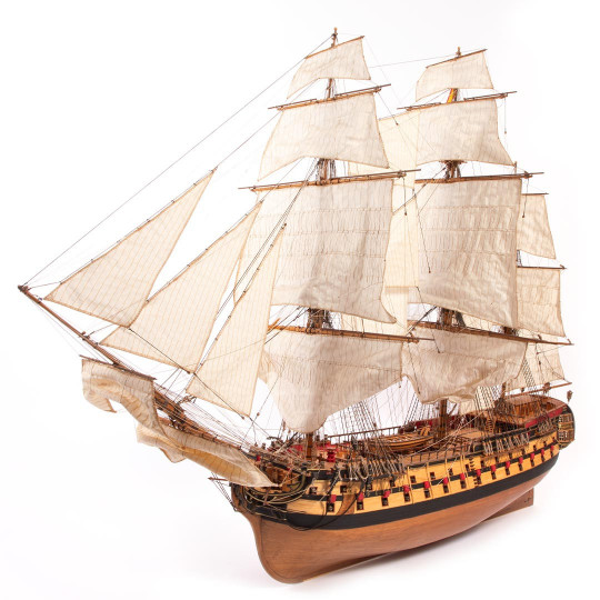 Model of Spanish warship...