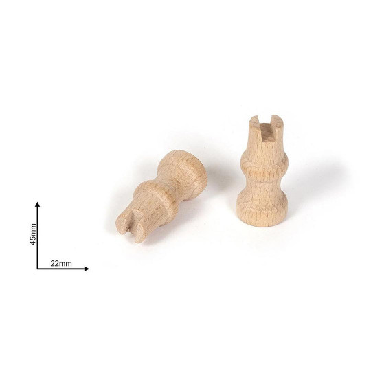 Wooden supports for 45 mm...