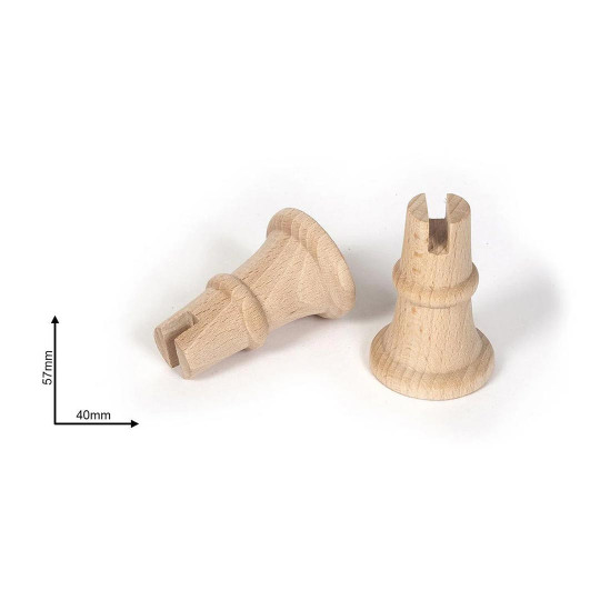 Wooden supports for 57 mm...