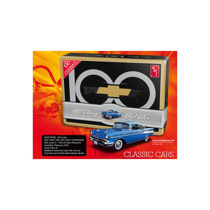 Chevy Bel Air 1957 1/25 plastic car cover | Scientific-MHD