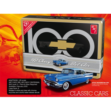 Chevy Bel Air 1957 1/25 plastic car cover | Scientific-MHD