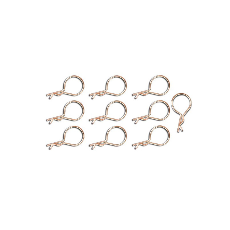 Radio -controlled car accessories Cross clips 1/10 (10 pcs) | Scientific-MHD
