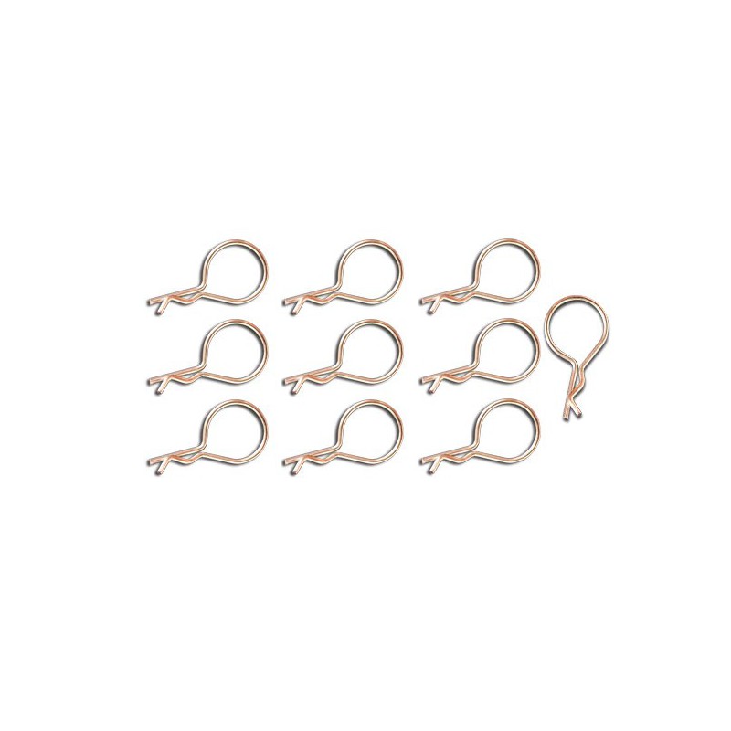 Radio -controlled car accessories Cross clips 1/10 (10 pcs) | Scientific-MHD