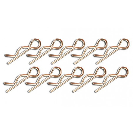 Radio -controlled car accessories Grand model body clips (10 pcs) | Scientific-MHD