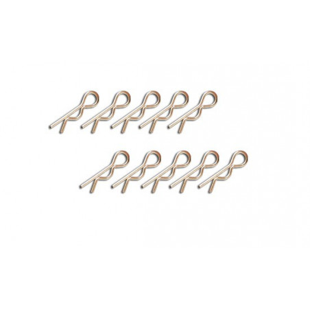 Radio -controlled car accessories small model body clips (10 pcs) | Scientific-MHD