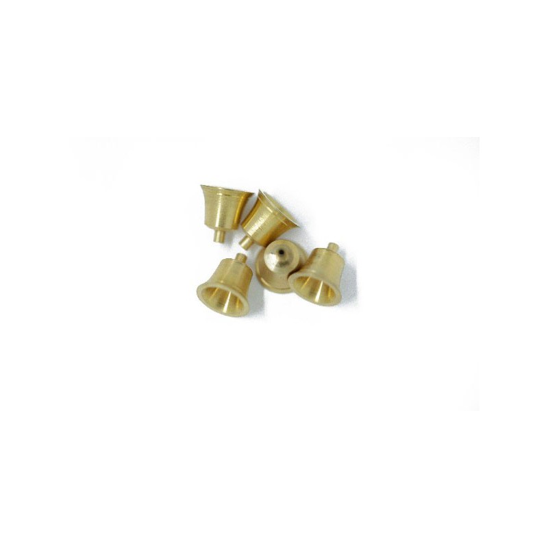 Brass bell fittings 9x10mm (5pcs) | Scientific-MHD