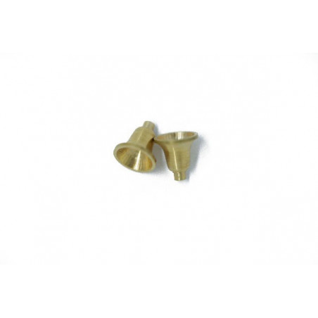9x8mm brass bell fittings (2pcs) | Scientific-MHD