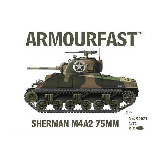 Sherman M4A2 75mm 1/72 plastic tank model Sherman M4A2 75mm 1/72 plastic tank model | Scientific-MHD