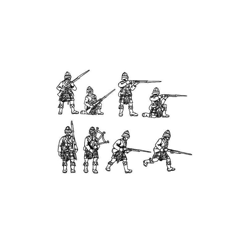 Colonial Scottish figurine1/72 | Scientific-MHD