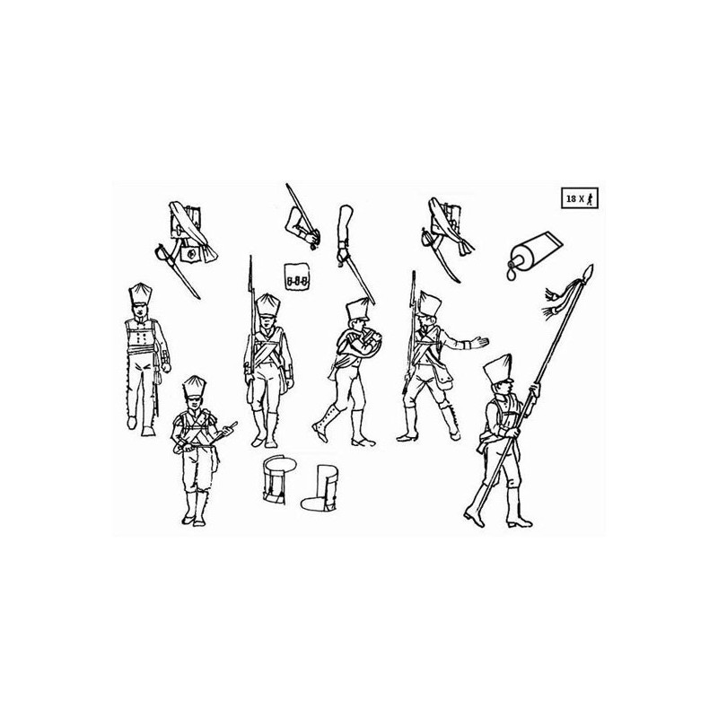 Prussian command figurine 1/32 | Scientific-MHD