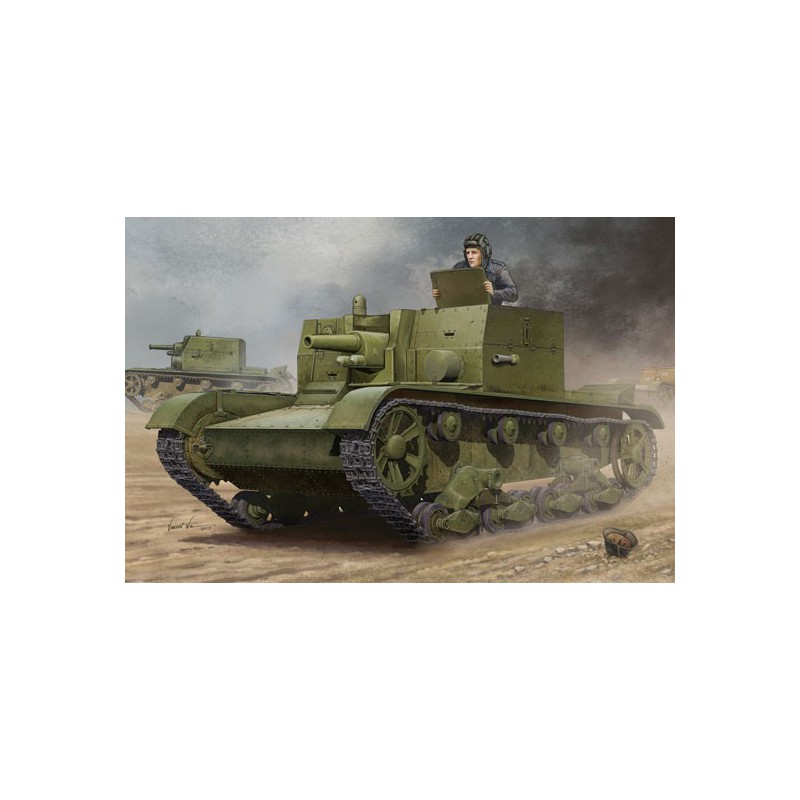 SOVIET AT-1 SPG 1/35 plastic tank model | Scientific-MHD