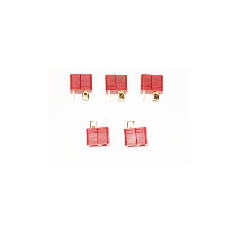 Charger for accusation for radio -controlled device Dean female connector, gold (5 pcs) | Scientific-MHD