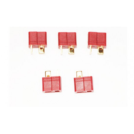 Charger for accusation for radio -controlled device Dean female connector, gold (5 pcs) | Scientific-MHD
