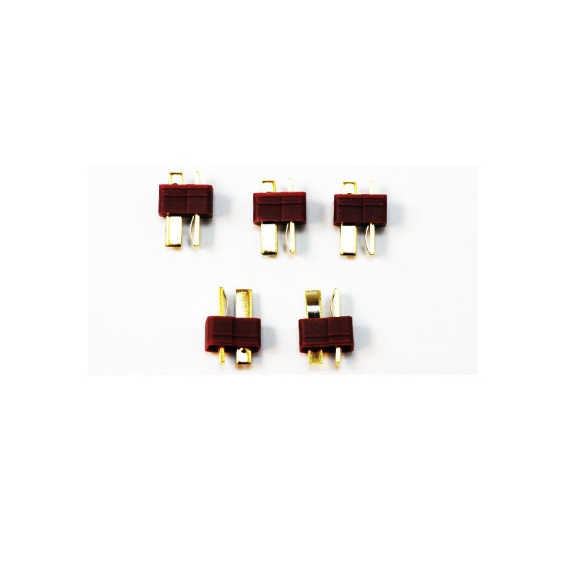 Charger for accusation for radiocomanded device Male Dean Connector, Gold (5 pcs) | Scientific-MHD