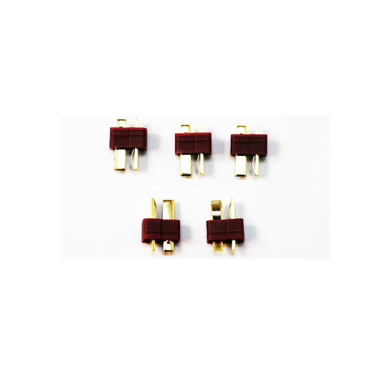 Charger for accusation for radiocomanded device Male Dean Connector, Gold (5 pcs) | Scientific-MHD