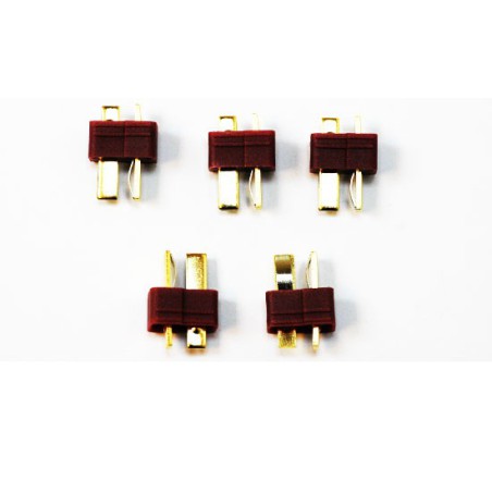 Charger for accusation for radiocomanded device Male Dean Connector, Gold (5 pcs) | Scientific-MHD Charger for accusation for radiocomanded device Male Dean Connector, Gold (5 pcs) | Scientific-MHD