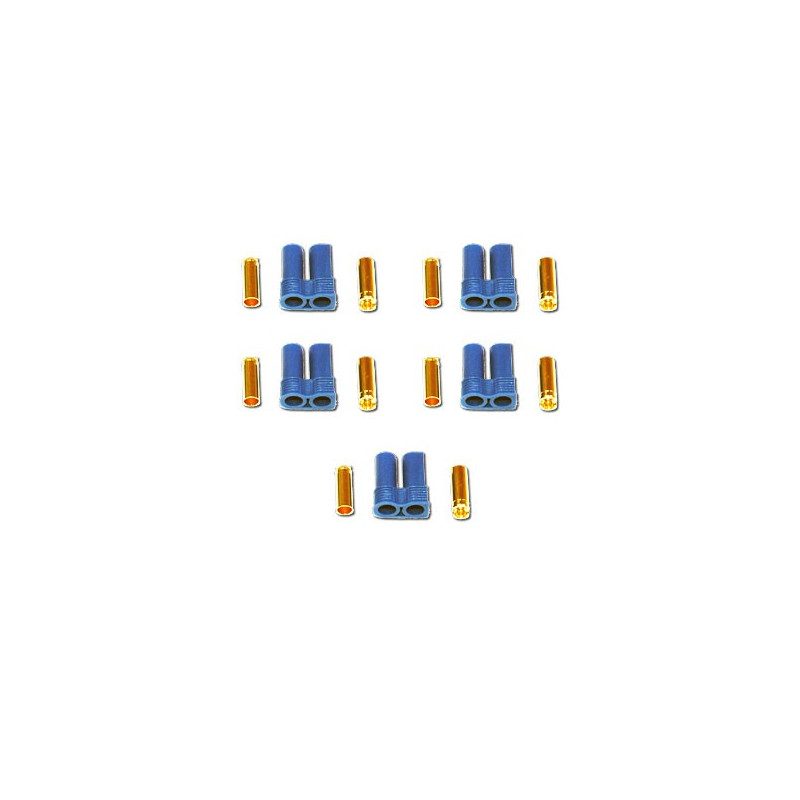 EC5 REDIOCMANDED RADIO -SMOKE EC5 FEMALE Gold (5 pcs) charger charger (5 pcs) | Scientific-MHD