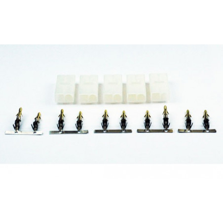Charger for batteries for radio -controlled device Tamiya female gold connector (5 pcs) | Scientific-MHD
