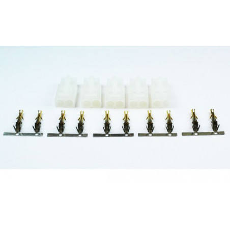 Charger for batteries for radio -controlled device Tamiya Male gold connector (5 pcs) | Scientific-MHD