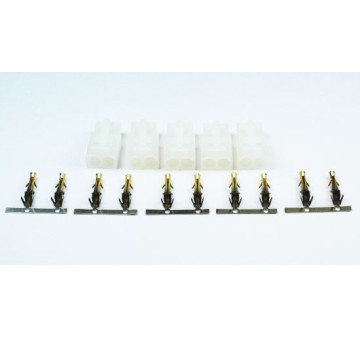 Charger for batteries for radio -controlled device Tamiya Male gold connector (5 pcs) | Scientific-MHD
