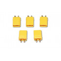 Charger for accusation for radio controlled device XT-30 Gold Male connector (5 pcs) | Scientific-MHD