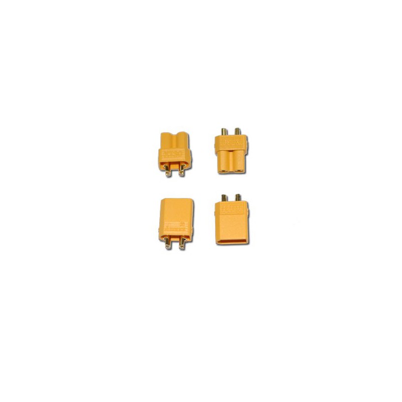 Charger for accusation for radio-controlled device XT-30 m+F Or (2 pairs) | Scientific-MHD