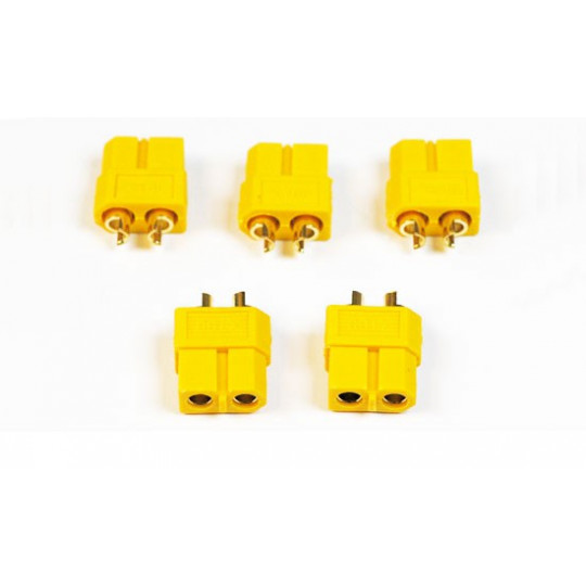 Charger for battery for radio controlled device XT-60 gold female (100pcs) | Scientific-MHD