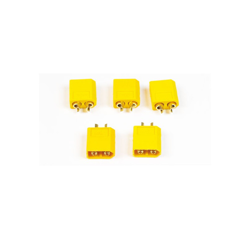 Charger for batteries for radio-controlled device X-60 gold Male connector (100 pcs) | Scientific-MHD