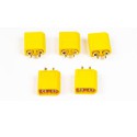 Charger for accusation for radio-controlled device X-60 gold Male connector (5 pcs) | Scientific-MHD Charger for accusation for radio-controlled device X-60 gold Male connector (5 pcs) | Scientific-MHD