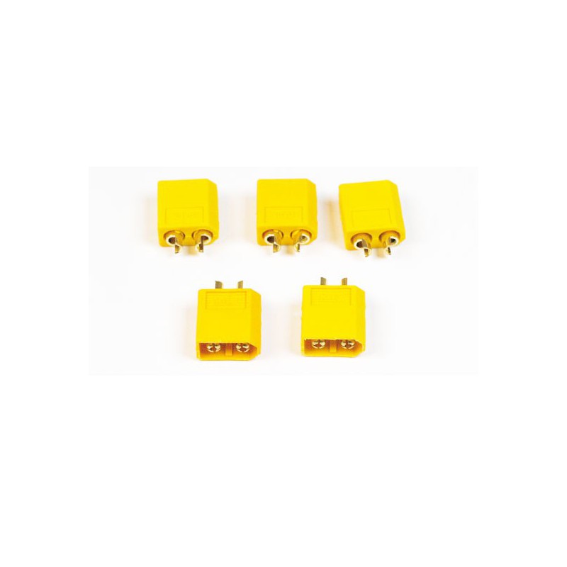 Charger for accusation for radio-controlled device X-60 gold Male connector (5 pcs) | Scientific-MHD