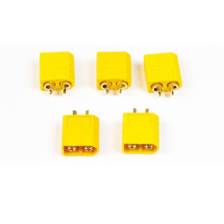 Charger for accusation for radio-controlled device X-60 gold Male connector (5 pcs) | Scientific-MHD Charger for accusation for radio-controlled device X-60 gold Male connector (5 pcs) | Scientific-MHD