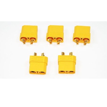Charger for accusation for radio-controlled device XT-90 Gold female (5 pcs) female | Scientific-MHD Charger for accusation for radio-controlled device XT-90 Gold female (5 pcs) female | Scientific-MHD