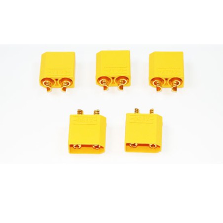 Charger for battery for radio controlled device Xt-90 Male gold connector (5 pcs) | Scientific-MHD Charger for battery for radio controlled device Xt-90 Male gold connector (5 pcs) | Scientific-MHD