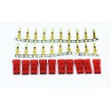 Charger for accused for radiocomanded device Male Gold Male connector (10 pcs) | Scientific-MHD Charger for accused for radiocomanded device Male Gold Male connector (10 pcs) | Scientific-MHD