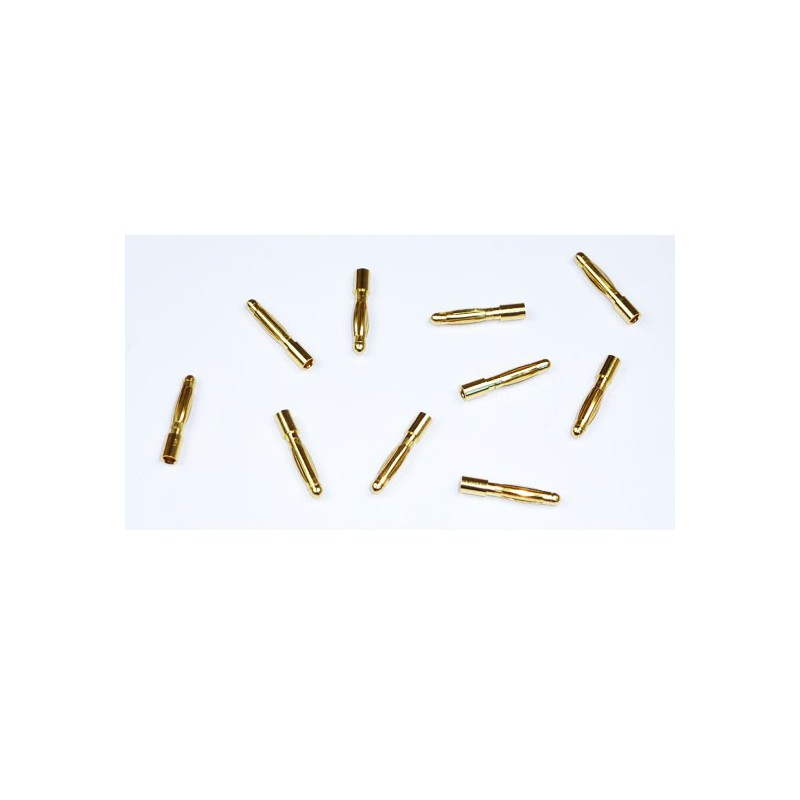 Charger for accusation of radio controlled cylindrical contacts 2mm or males (100 pcs) | Scientific-MHD