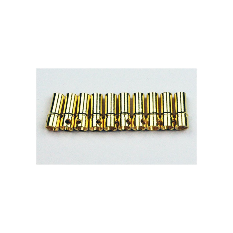 Charger for accusation of radio controlled cylindrical contacts 3.5mm or female cylindrical contacts (10 pcs) | Scientific-MHD