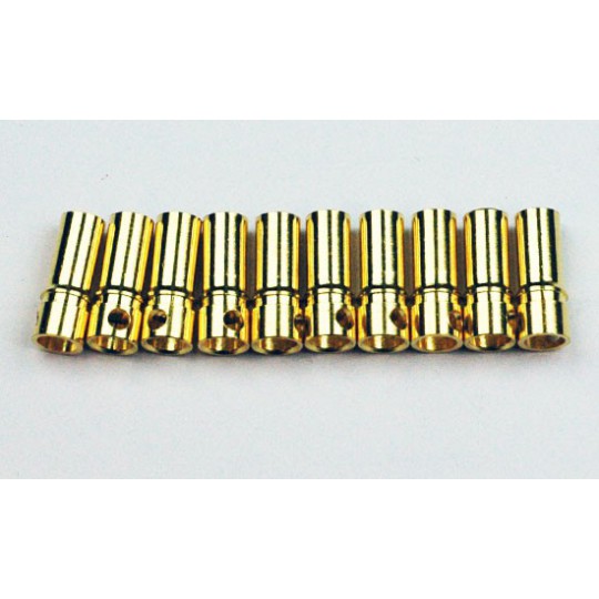 Charger for accusation of radio controlled cylindrical contacts 3.5mm or female cylindrical contacts (10 pcs) | Scientific-MHD