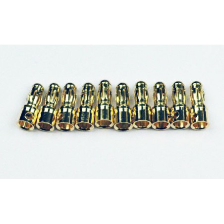 Charger for accusation of radio controlled cylindrical contacts 3.5mm gold male (10 pcs) | Scientific-MHD Charger for accusation of radio controlled cylindrical contacts 3.5mm gold male (10 pcs) | Scientific-MHD