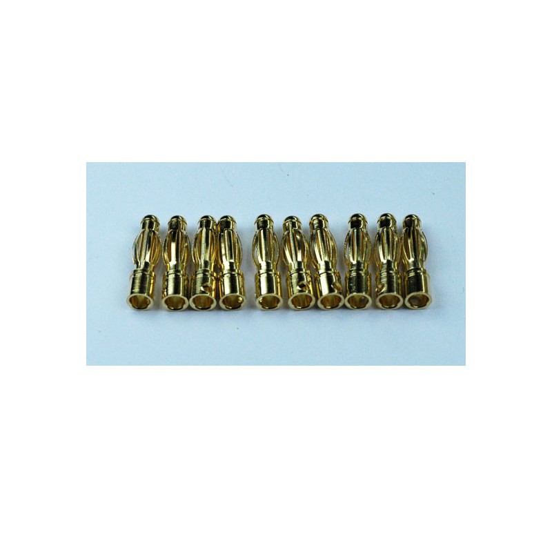 Charger for accusation for radiocheted device cylindrical contacts 4mm or males 10 pcs | Scientific-MHD