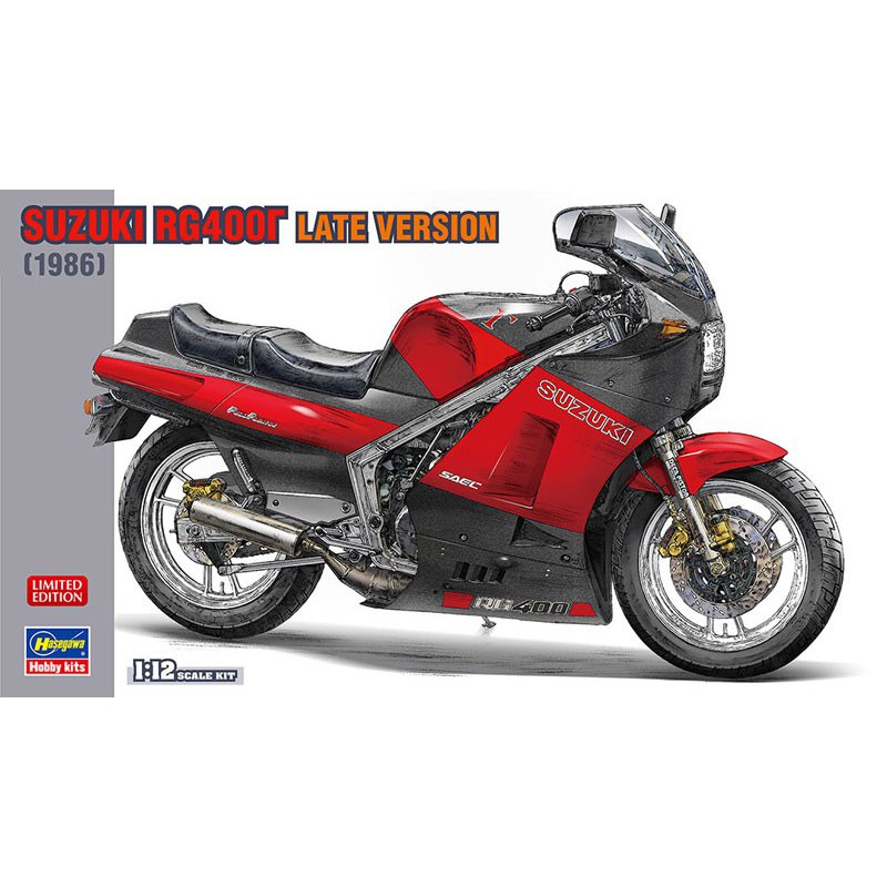 SUZUKI RG400 LATE VERSION 1/12 plastic motorcycle model | Scientific-MHD