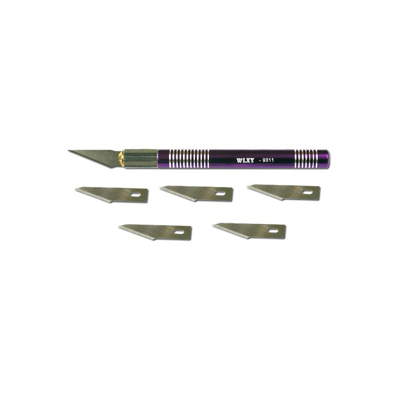 Knife for model Scalpel knife diam.11mm + 6 blades | Scientific-MHD