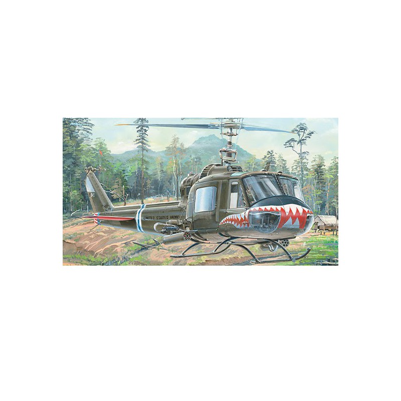 UH-1 HUEY B/C1/18 plastic helicopter model | Scientific-MHD