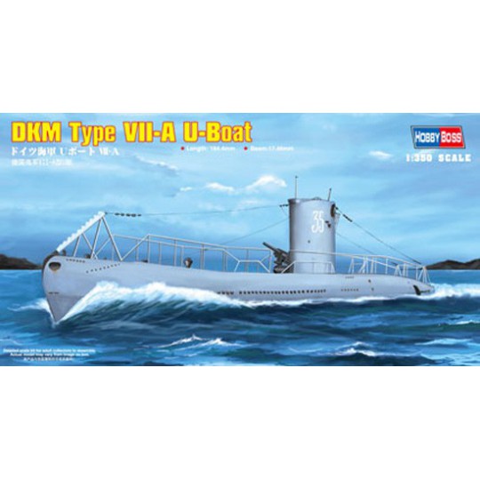 DKM Navy plastic boat model T. VII-A U-BOAT 1/350 DKM Navy plastic boat model T. VII-A U-BOAT 1/350 | Scientific-MHD